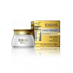 Hydratace Eveline Cosmetics denní krém Gold Therapy 35+