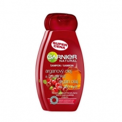 šampony Natural šampon arganový olej a brusinka - velký obrázek