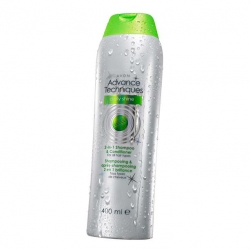 šampony Avon Advance Techniques šampon a kondicionér 2v1 pro všechny typy vlasů