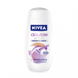 Gely a mýdla Nivea Double Effect sprchový gel