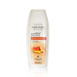 šampony Avon Naturals čisticí šampon a kondicionér 2v1 s mangem a zázvorem