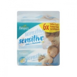 Kosmetika pro děti vlhčené ubrousky Sensitive - velký obrázek