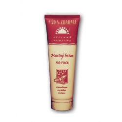 Krémy na ruce mastný krém na ruce s včelím voskem a lanolinem - velký obrázek