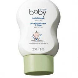 Kosmetika pro děti Avon baby jemný dětský sprchový gel na tělo a vlasy