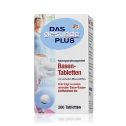 Doplňky stravy Das gesunde Plus Tablety zásadité