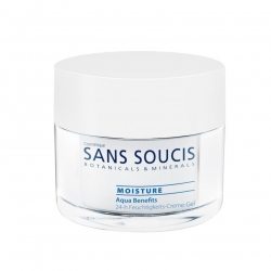 Hydratace Sans Soucis  Aqua Benefits 24-hodinový hydratační krém gel