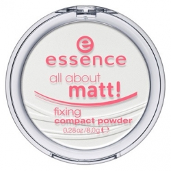 Pudry tuhé Essence All About Matt! Fixing Compact Powder