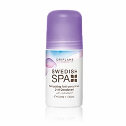 Antiperspiranty, deodoranty osvěžující kuličkový antiperspirant deodorant 24h Swedish Spa - velký obrázek