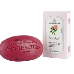 Gely a mýdla rostlinné mýdlo s vřídelní solí, glycerinem a růží - velký obrázek