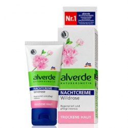 Hydratace Alverde noční krém se šípkovou růží