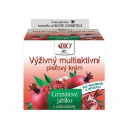 Hydratace Bione Cosmetics výživný multiaktivní pleťový krém granátové jablko