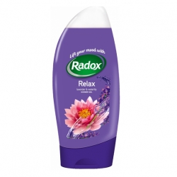 Gely a mýdla Radox sprchový gel Relax