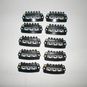 Druhy sponek na vlasy clip-in