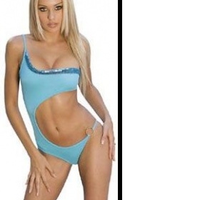 Azurové monokiny Sexy Lingerie & Fashion