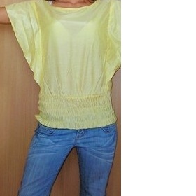 Motýlí halenka žlutá