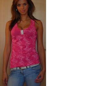 Růžové triko Me Fashion