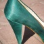 Zelené saténové lodičky Zara vel.36-37 - foto č. 3
