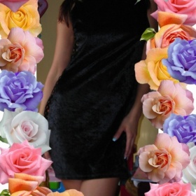 Černé šaty společenské