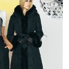 Zimní prodloužený kabátek