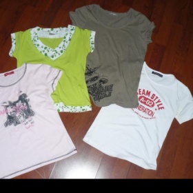 4 krásné trička vel.S-M