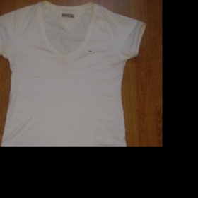 Bílé tričko Tommy Hilfiger - denim - foto č. 1