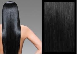 Černé clip-in - foto č. 1