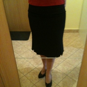 Černá sukně Orsay