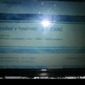 3krát poukaz na vibrosaunu, vacu power pás a vacu/infra stepper Praha