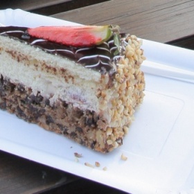 Ořechový korpus na dort