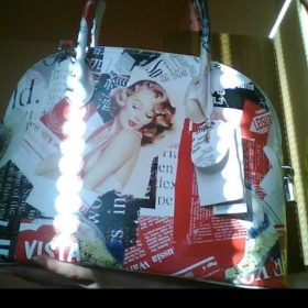 Kožená kabelka s MM