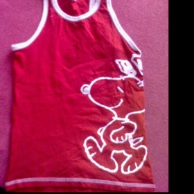 Červené tílko snoopy z H&M