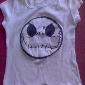 Dvě trička bílé a modré cherokee