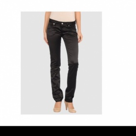 Lesklé černé kalhoty značky Met