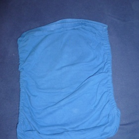 Modrý top bez rukávů zn. Terranova