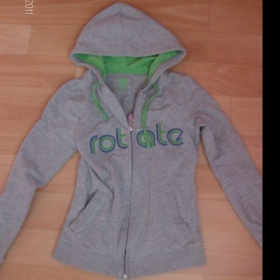 Cropp mikina šedo-zelená s elastanem