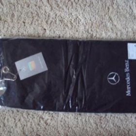 Černý ručník na golf, zn. Mercedes Benz
