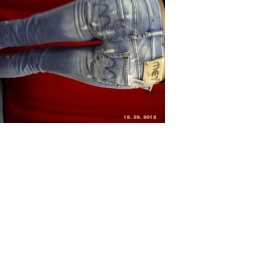 Roztrhané sv. modré jeans Met - foto č. 1