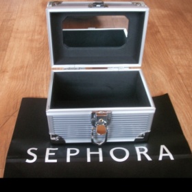 Stříbrný Kosmetický kufřík Sephora