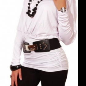 Biela tunika/minišaty