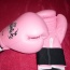 Růžové boxerské kožené rukavice Top King - foto č. 2