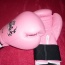 Růžové boxerské kožené rukavice Top King - foto č. 2