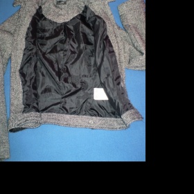 Černo-bílá bundička Takko fashion- krátká