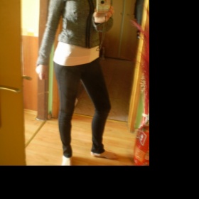 Černo bílá bunda, Takko fashion