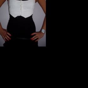 Bílá vesta Fishbone