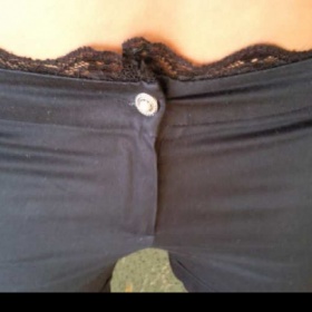 Čierne kraťasky s čipkouTerranova