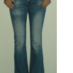 Vyšisované modré rifle Terranova