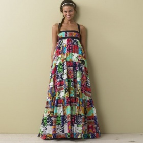 Kde sehnat douhé pestrobarevné šaty?