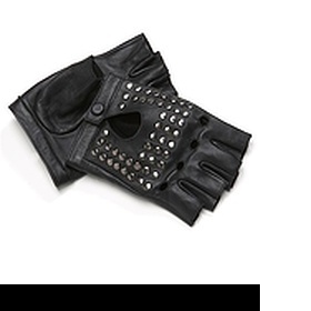 Kožené bezprsté rukavice