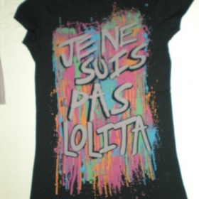 Černé triko s franc. nápisem