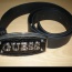 Černý kožený pásek Guess - foto č. 2